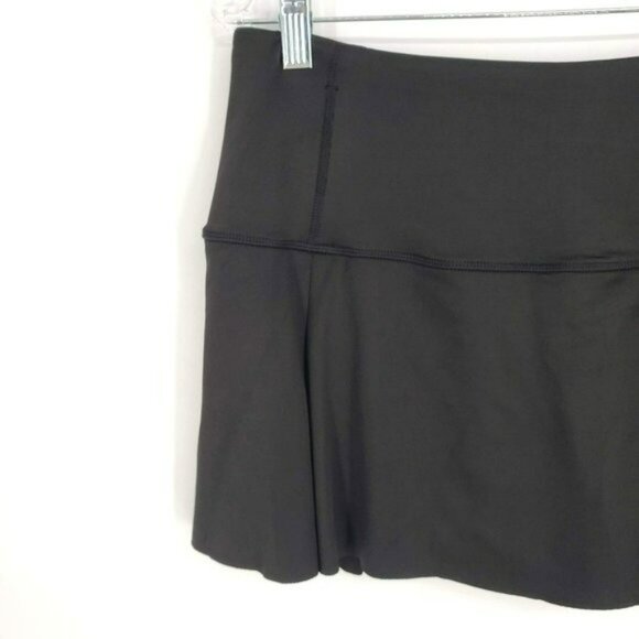 Athletic Skort Unbranded Black 12 Stretch Shorts Skirt Tennis Running Athleisure - Picture 4 of 11